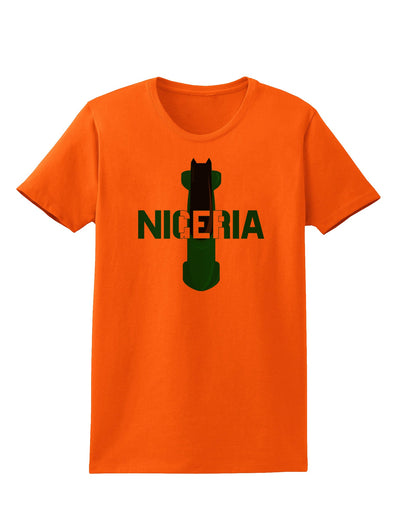 Nigeria Bobsled Womens T-Shirt by TooLoud-TooLoud-Orange-X-Small-Davson Sales