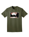 Nighttime Flamingos Adult Dark T-Shirt-Mens T-Shirt-TooLoud-Military-Green-Small-Davson Sales