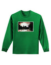 Nighttime Flamingos Adult Long Sleeve Dark T-Shirt-TooLoud-Kelly-Green-Small-Davson Sales