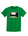 Nighttime Flamingos Childrens Dark T-Shirt-Childrens T-Shirt-TooLoud-Kelly-Green-X-Small-Davson Sales