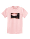 Nighttime Flamingos Childrens T-Shirt-Childrens T-Shirt-TooLoud-PalePink-X-Small-Davson Sales