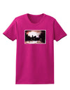 Nighttime Flamingos Womens Dark T-Shirt-TooLoud-Hot-Pink-Small-Davson Sales