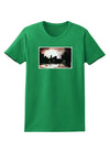 Nighttime Flamingos Womens Dark T-Shirt-TooLoud-Kelly-Green-X-Small-Davson Sales