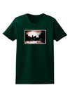 Nighttime Flamingos Womens Dark T-Shirt-TooLoud-Forest-Green-Small-Davson Sales