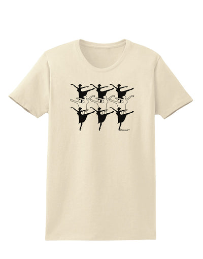 Nine Ladies Dancing Womens T-Shirt-Womens T-Shirt-TooLoud-Natural-X-Small-Davson Sales