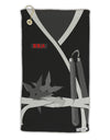 Ninja Black AOP Micro Terry Gromet Golf Towel 15 x 22 Inch All Over Print-Golf Towel-TooLoud-White-Davson Sales