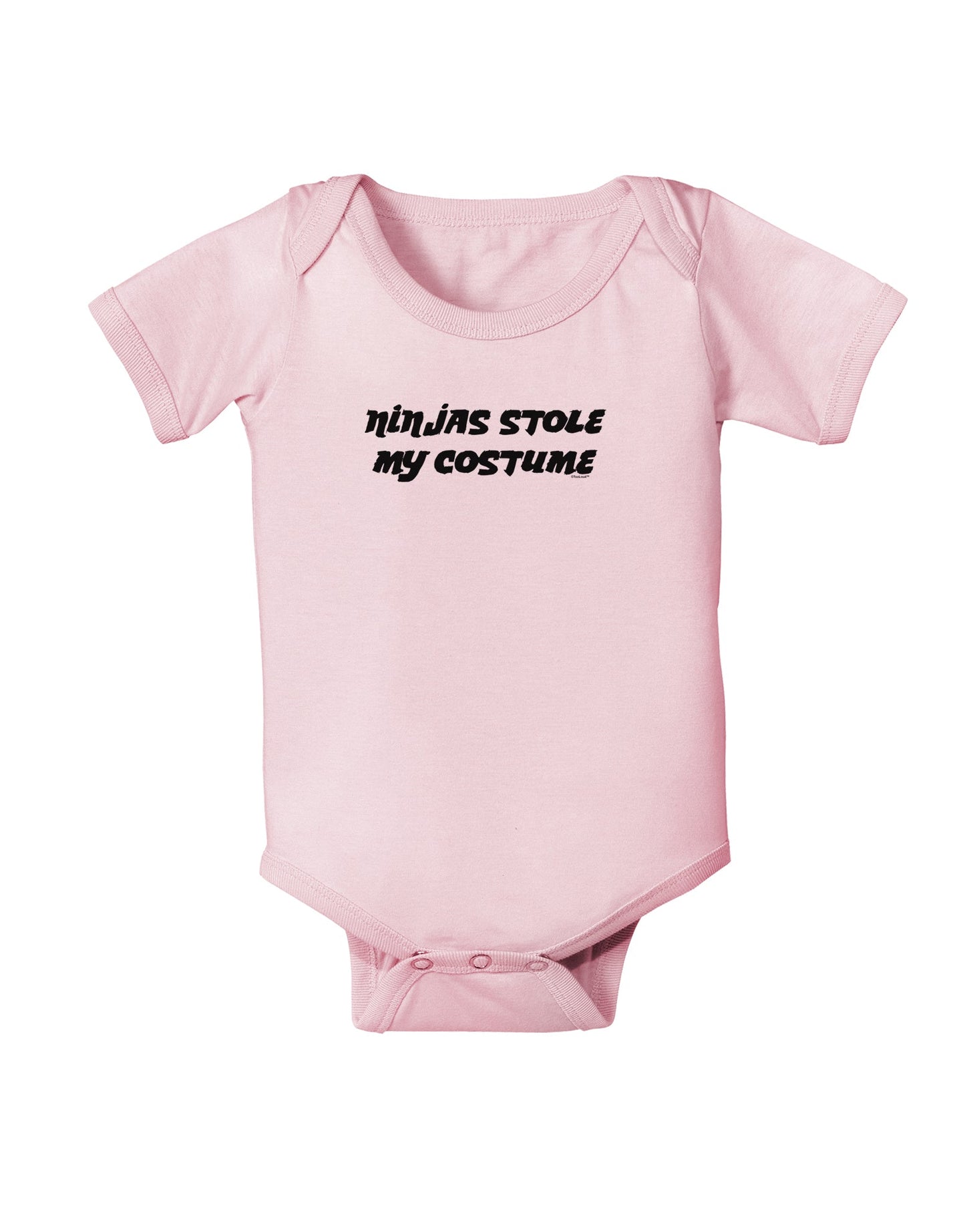 Ninjas Stole My Costume - Halloween Baby Romper Bodysuit-Baby Romper-TooLoud-Light-Pink-06-Months-Davson Sales