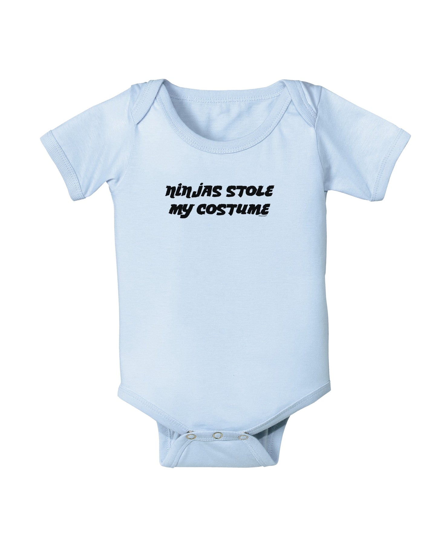 Ninjas Stole My Costume - Halloween Baby Romper Bodysuit-Baby Romper-TooLoud-Light-Blue-06-Months-Davson Sales