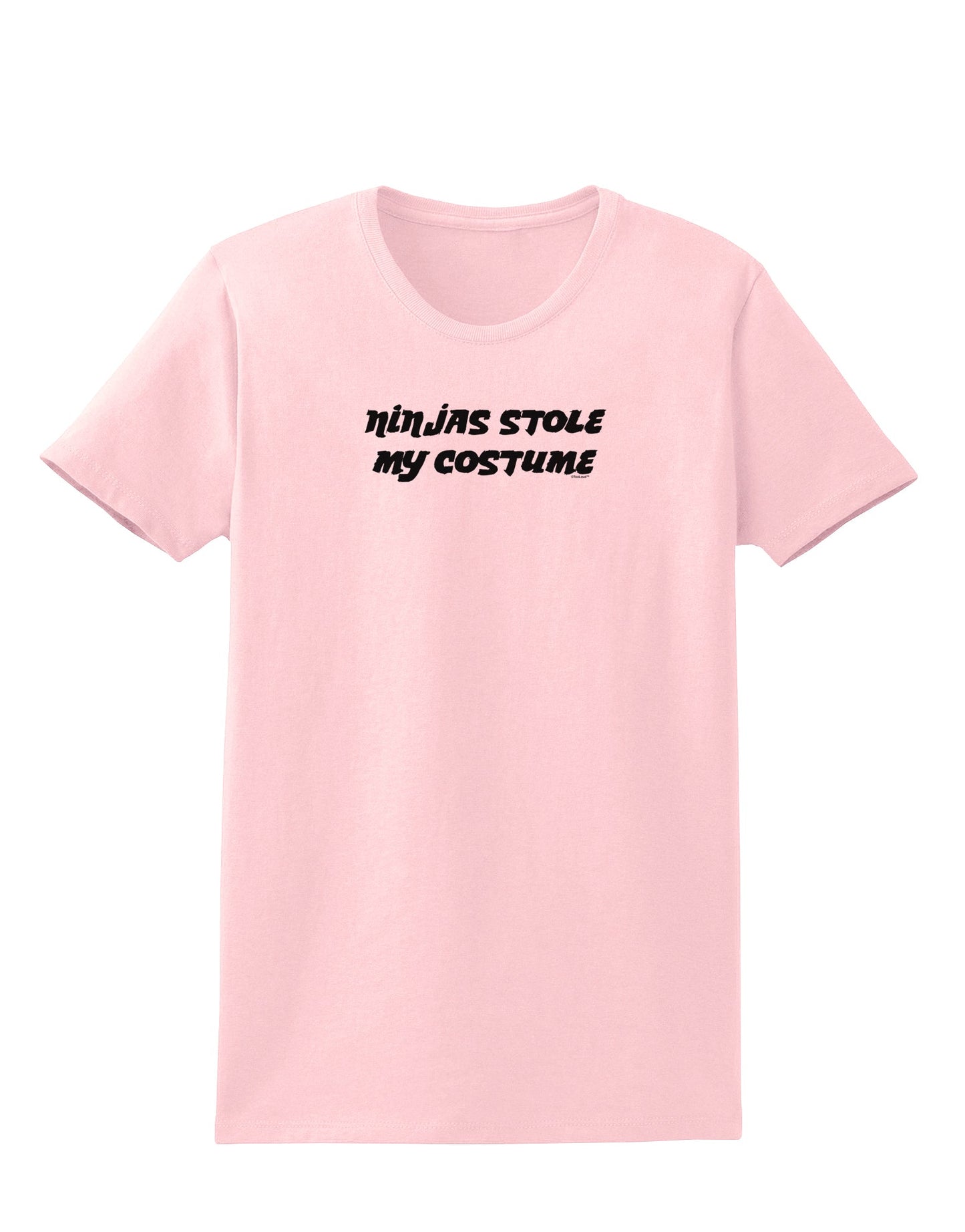 Ninjas Stole My Costume - Halloween Womens T-Shirt-Womens T-Shirt-TooLoud-PalePink-X-Small-Davson Sales