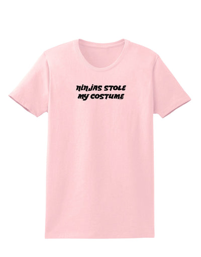 Ninjas Stole My Costume - Halloween Womens T-Shirt-Womens T-Shirt-TooLoud-PalePink-X-Small-Davson Sales