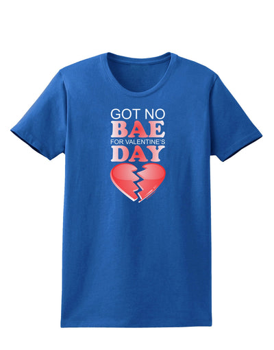 No Bae For Valentine's Day Womens Dark T-Shirt-Womens T-Shirt-TooLoud-Royal-Blue-X-Small-Davson Sales