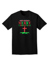 No Happy Holidays&#44; Merry Christmas Adult Dark T-Shirt-Mens T-Shirt-TooLoud-Black-Small-Davson Sales