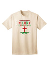 No Happy Holidays&#44; Merry Christmas Adult T-Shirt-Mens T-Shirt-TooLoud-Natural-Small-Davson Sales