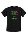 No Happy Holidays&#44; Merry Christmas Childrens Dark T-Shirt-Childrens T-Shirt-TooLoud-Black-X-Small-Davson Sales