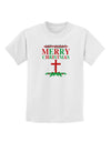 No Happy Holidays&#44; Merry Christmas Childrens T-Shirt-Childrens T-Shirt-TooLoud-White-X-Small-Davson Sales