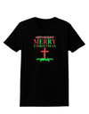 No Happy Holidays&#44; Merry Christmas Womens Dark T-Shirt-TooLoud-Black-X-Small-Davson Sales