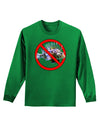 No Lionfish Adult Long Sleeve Dark T-Shirt-TooLoud-Kelly-Green-Small-Davson Sales