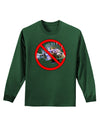 No Lionfish Adult Long Sleeve Dark T-Shirt-TooLoud-Dark-Green-Small-Davson Sales