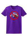 No Lionfish Womens Dark T-Shirt-TooLoud-Purple-X-Small-Davson Sales