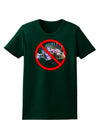 No Lionfish Womens Dark T-Shirt-TooLoud-Forest-Green-Small-Davson Sales