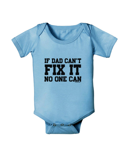 No One Can - Dad Baby Romper Bodysuit by TooLoud-Baby Romper-TooLoud-Light-Blue-06-Months-Davson Sales