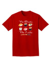 No Sushi No Life Adult Dark T-Shirt-Mens T-Shirt-TooLoud-Red-Small-Davson Sales