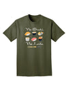 No Sushi No Life Adult Dark T-Shirt-Mens T-Shirt-TooLoud-Military-Green-Small-Davson Sales