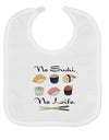 No Sushi No Life Baby Bib