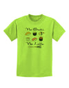 No Sushi No Life Childrens T-Shirt-Childrens T-Shirt-TooLoud-Lime-Green-X-Small-Davson Sales