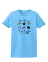 No Sushi No Life Womens T-Shirt-Womens T-Shirt-TooLoud-Aquatic-Blue-X-Small-Davson Sales