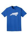 North Carolina - United States Shape Adult Dark T-Shirt by TooLoud-Mens T-Shirt-TooLoud-Royal-Blue-Small-Davson Sales
