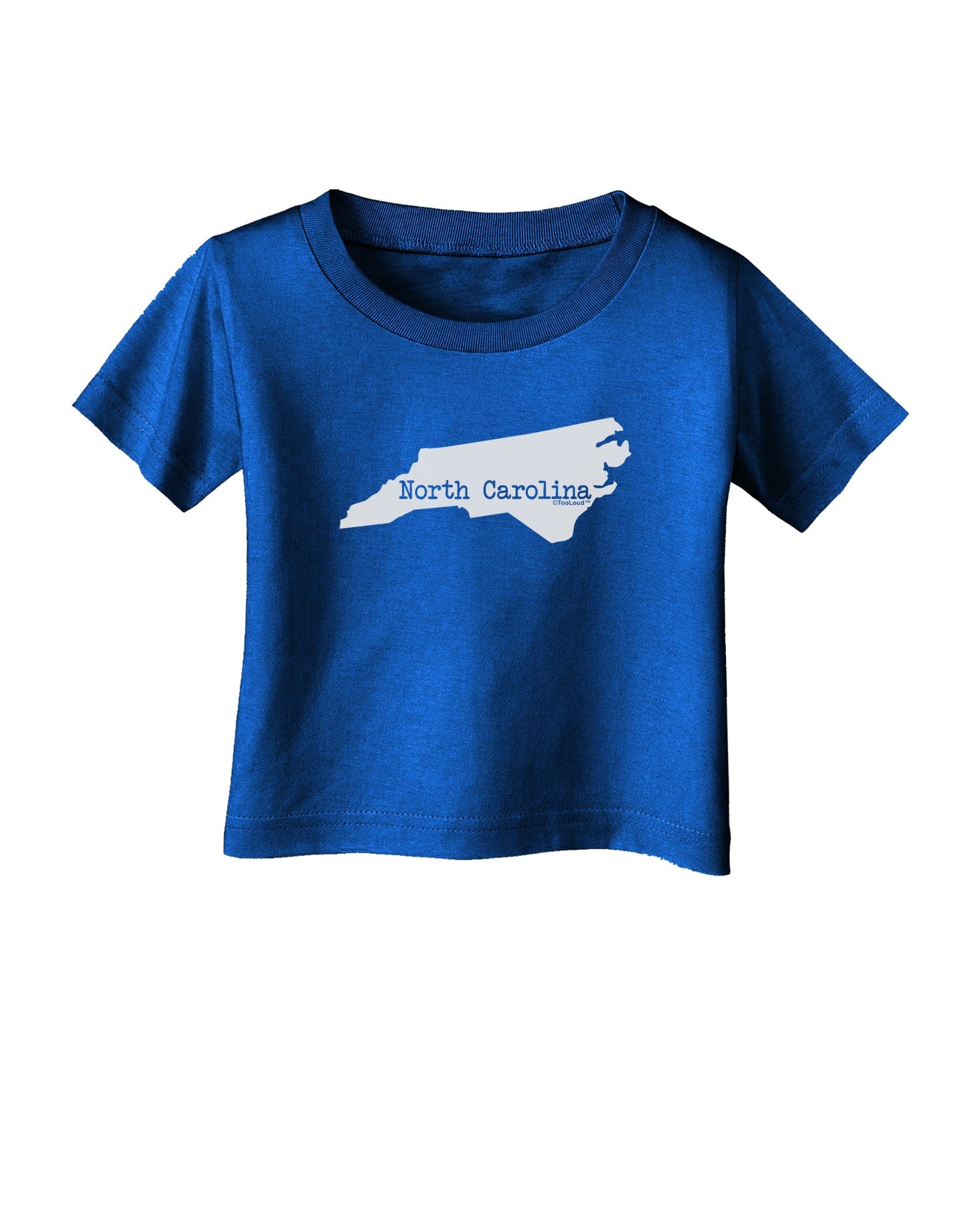 North Carolina - United States Shape Infant T-Shirt Dark by TooLoud-Infant T-Shirt-TooLoud-Royal-Blue-06-Months-Davson Sales
