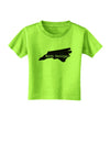 North Carolina - United States Shape Toddler T-Shirt by TooLoud-Toddler T-Shirt-TooLoud-Lime-Green-2T-Davson Sales