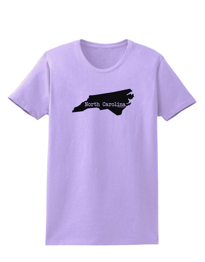 North Carolina - United States Shape Womens T-Shirt by TooLoud-Womens T-Shirt-TooLoud-Lavender-X-Small-Davson Sales