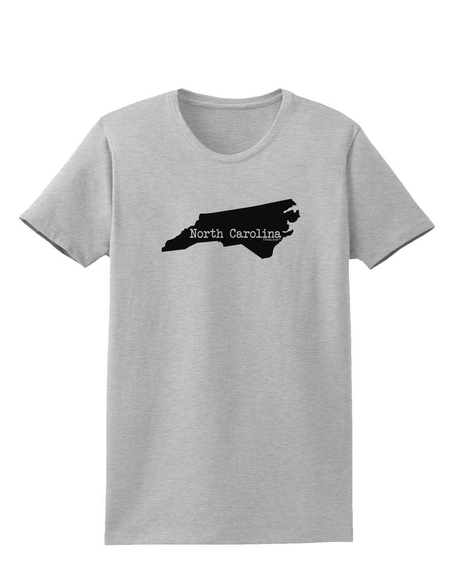 North Carolina - United States Shape Womens T-Shirt by TooLoud-Womens T-Shirt-TooLoud-White-X-Small-Davson Sales