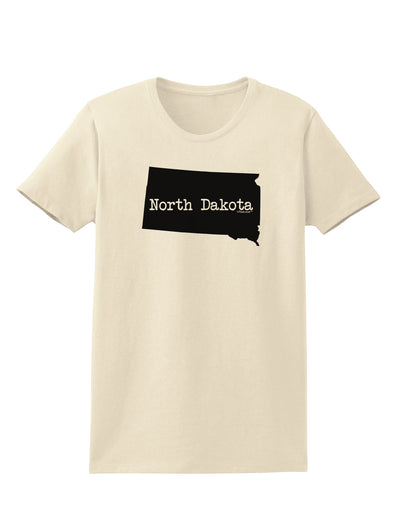 North Dakota - United States Shape Womens T-Shirt by TooLoud-Womens T-Shirt-TooLoud-Natural-X-Small-Davson Sales