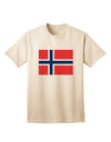 Norwegian Flag Adult T-Shirt - A Stylish Addition to Your Wardrobe-Mens T-shirts-TooLoud-Natural-Small-Davson Sales