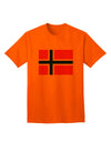 Norwegian Flag Adult T-Shirt - A Stylish Addition to Your Wardrobe-Mens T-shirts-TooLoud-Orange-Small-Davson Sales