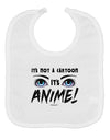 Not A Cartoon Eyes Blue Baby Bib