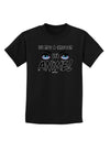 Not A Cartoon Eyes Blue Childrens Dark T-Shirt-Childrens T-Shirt-TooLoud-Black-X-Small-Davson Sales