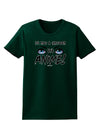 Not A Cartoon Eyes Blue Womens Dark T-Shirt-TooLoud-Forest-Green-Small-Davson Sales