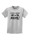 Not A Cartoon Eyes Green Childrens T-Shirt-Childrens T-Shirt-TooLoud-AshGray-X-Small-Davson Sales