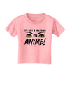 Not A Cartoon Eyes Green Toddler T-Shirt-Toddler T-Shirt-TooLoud-Candy-Pink-2T-Davson Sales