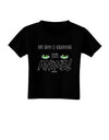 Not A Cartoon Eyes Green Toddler T-Shirt Dark-Toddler T-Shirt-TooLoud-Black-2T-Davson Sales