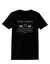 Not A Cartoon Eyes Green Womens Dark T-Shirt-TooLoud-Black-X-Small-Davson Sales