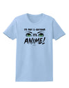 Not A Cartoon Eyes Green Womens T-Shirt-Womens T-Shirt-TooLoud-Light-Blue-X-Small-Davson Sales