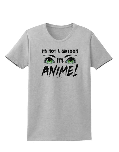 Not A Cartoon Eyes Green Womens T-Shirt-Womens T-Shirt-TooLoud-AshGray-X-Small-Davson Sales