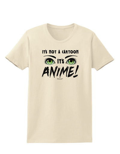 Not A Cartoon Eyes Green Womens T-Shirt-Womens T-Shirt-TooLoud-Natural-X-Small-Davson Sales