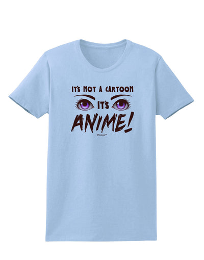 Not A Cartoon Eyes Magenta Womens T-Shirt-Womens T-Shirt-TooLoud-Light-Blue-X-Small-Davson Sales