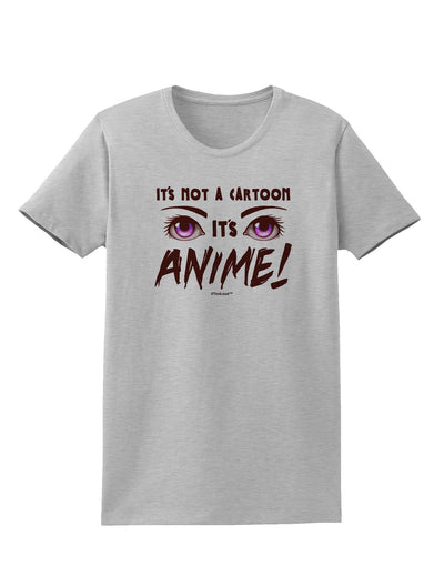 Not A Cartoon Eyes Magenta Womens T-Shirt-Womens T-Shirt-TooLoud-AshGray-X-Small-Davson Sales